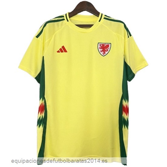 Nuevo Tailandia 2ª Camiseta Gales 2024 Amarillo Baratas